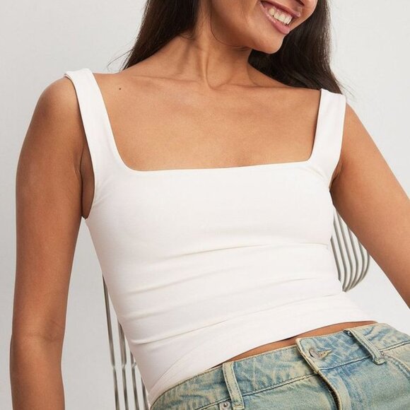 NWT Double Folded Singlet Offwhite - Picture 3 of 4